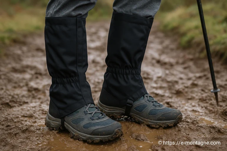 Guêtres imperméables pour randonnée en terrain boueux : comment bien choisir