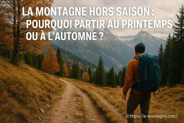 La montagne hors saison : pourquoi partir au printemps ou à l’automne ?