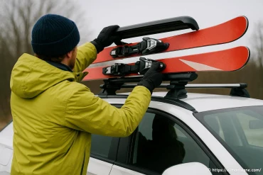Comment mettre les skis sur le toit de sa voiture en toute sécurité ?