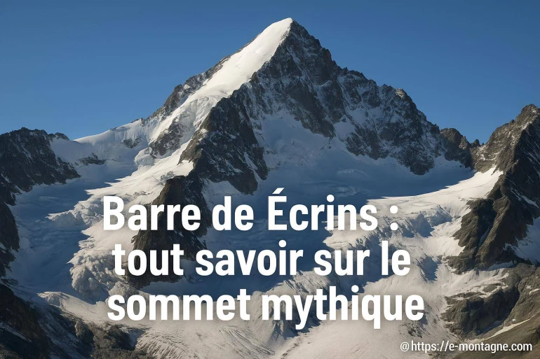 Barre des Écrins : tout savoir sur le sommet mythique des Alpes