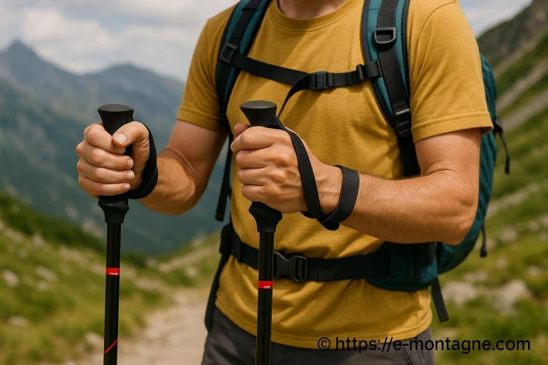 Bâtons de rando avec dragonne : pourquoi les utiliser et comment bien les choisir