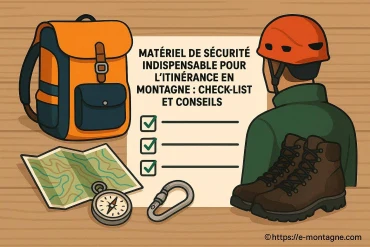 Matériel de sécurité indispensable pour l’itinérance en montagne : quelle check-list suivre ?