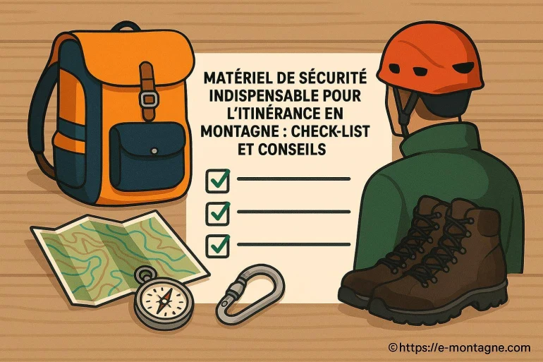 Matériel de sécurité indispensable pour l’itinérance en montagne : quelle check-list suivre ?