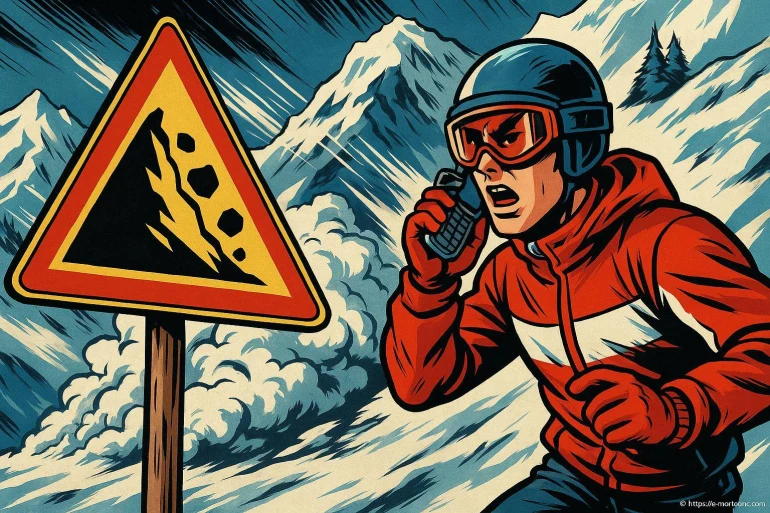 Alerte avalanche montagne hiver