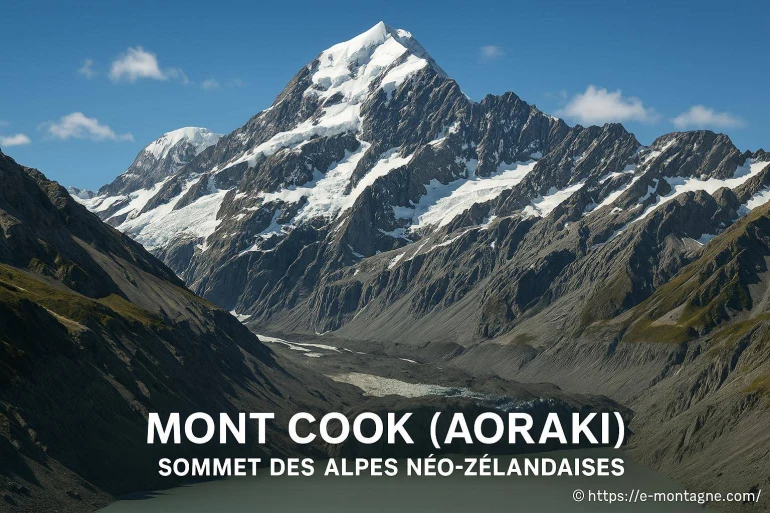 Mont Cook (Aoraki) : découvrir le sommet emblématique des Alpes néo-zélandaises