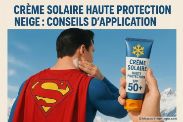 Crème solaire haute protection neige : conseils essentiels pour bien l'appliquer