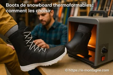 Boots de snowboard thermoformables : comment bien les choisir ?