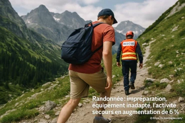 Montagne randonnée : impréparation et équipement inadapté, les secours en hausse en 2024