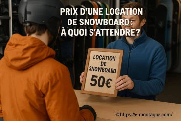 Prix d'une location de snowboard : à quoi s'attendre ?