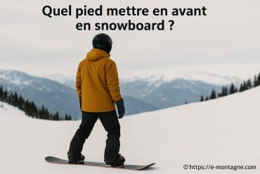 Quel pied mettre en avant en snowboard pour bien débuter ?