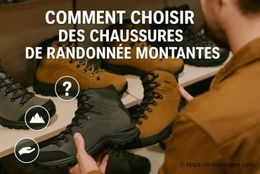 Comment choisir des chaussures de randonnée montantes adaptées à la montagne ?