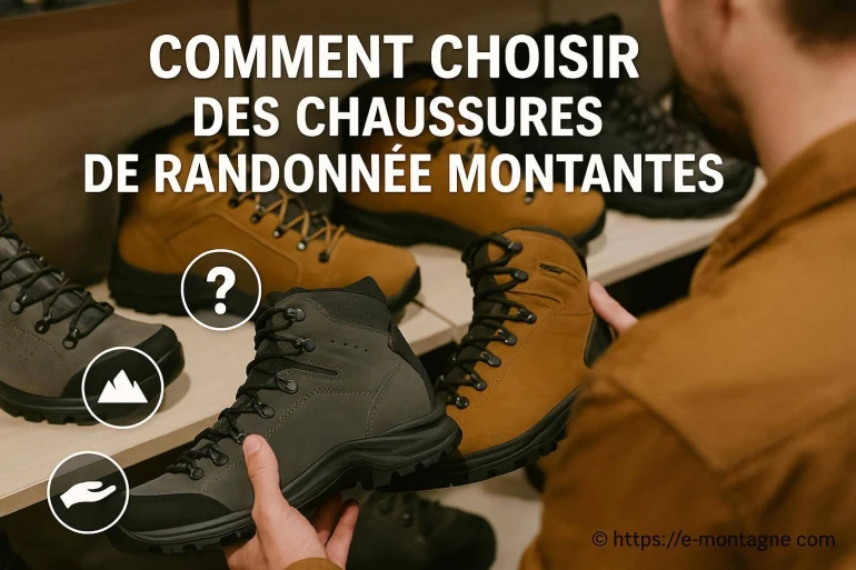 Comment choisir des chaussures de randonnée montantes adaptées à la montagne ?