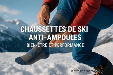 Chaussettes de ski anti-ampoules : comment allier bien-être et performance sur les pistes