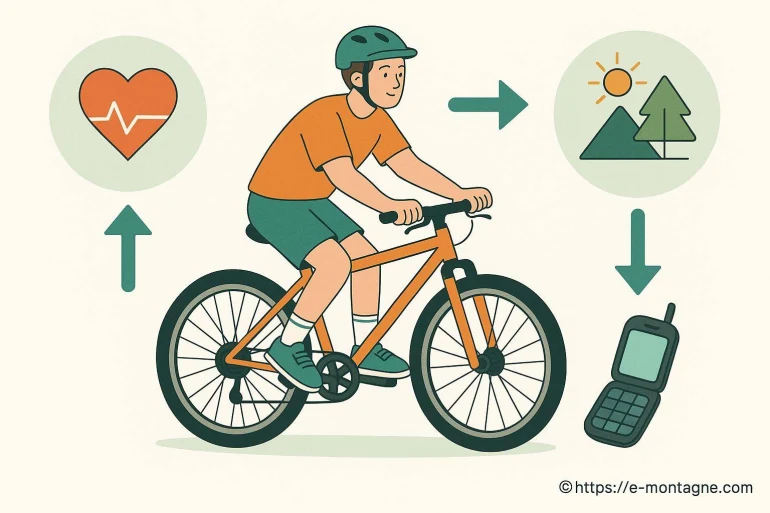 Homme faisant du vélo avec casque