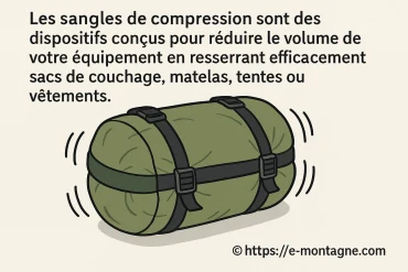 Sangles de compression : pourquoi sont-elles indispensables en montagne ?