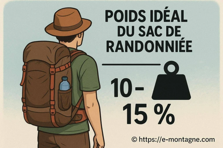 Poids idéal du sac de randonnée : comment bien le choisir ?