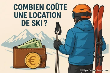 Combien coûte une location de ski en station de montagne ?