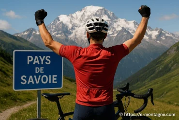 Ils ont gravi le mont Blanc après 120 km de vélo depuis La Plagne