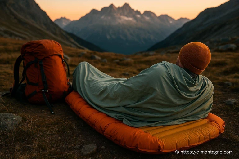 Drap sac en soie thermorégulateur : l’allié idéal pour le bivouac en montagne