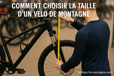 Comment choisir la taille d'un vélo de montagne ?