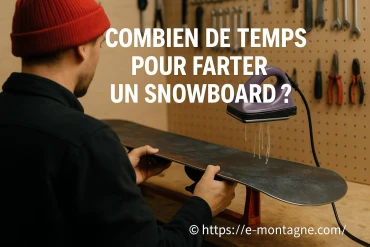 Combien de temps faut-il pour farter un snowboard ?