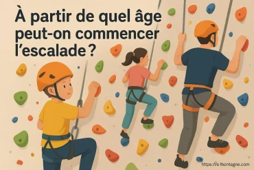 À partir de quel âge peut-on commencer l'escalade ?
