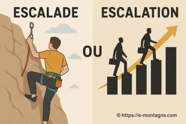 Escalade ou escalation : quelle différence en montagne ?
