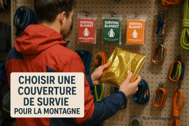 Choisir une couverture de survie pour la montagne : quel modèle privilégier ?