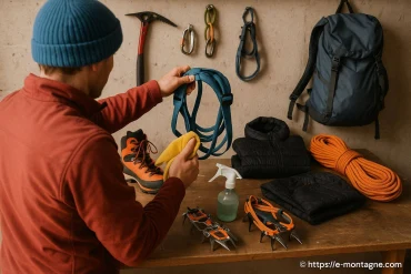 Comment entretenir et stocker son matériel de montagne après la saison ?