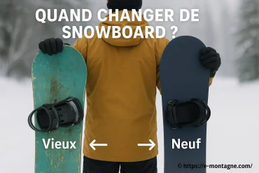 Quand changer de snowboard ? signes et conseils pour bien le remplacer