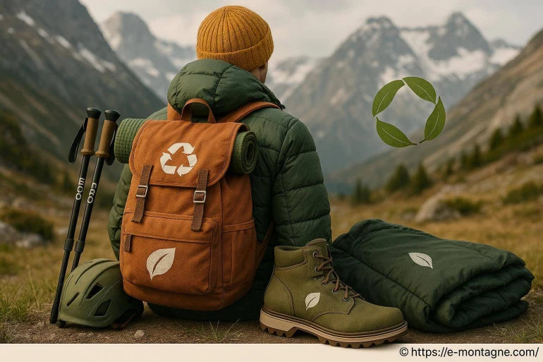 Équipements écoresponsables : comment bien choisir son matériel de montagne pour réduire son impact