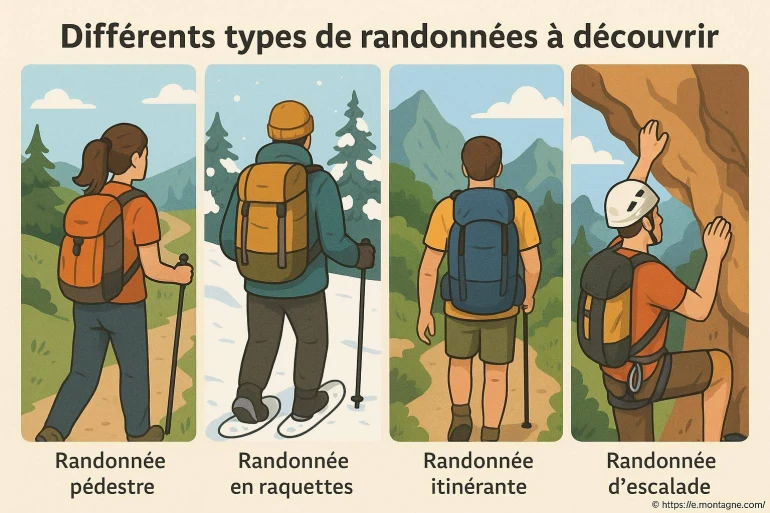 Différents types de randonnées à découvrir en montagne