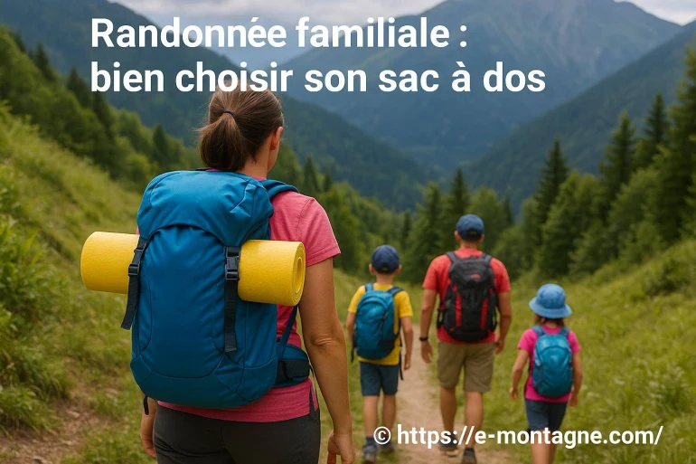 Randonnée familiale : comment bien choisir son sac à dos ?