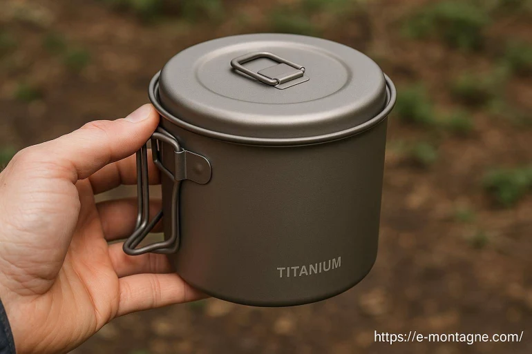 Popote titane légère et ultra compacte : l’alliée idéale pour le bivouac en montagne