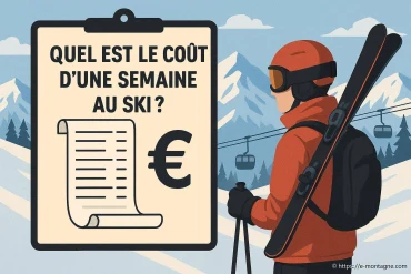 Quel est le coût d'une semaine au ski ?