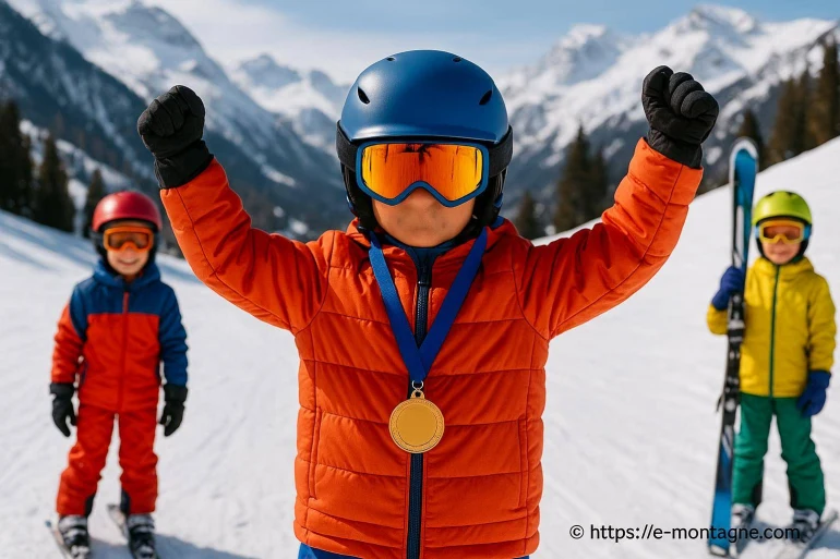 Les enfants qui excellent au ski : quels sont leurs secrets ?