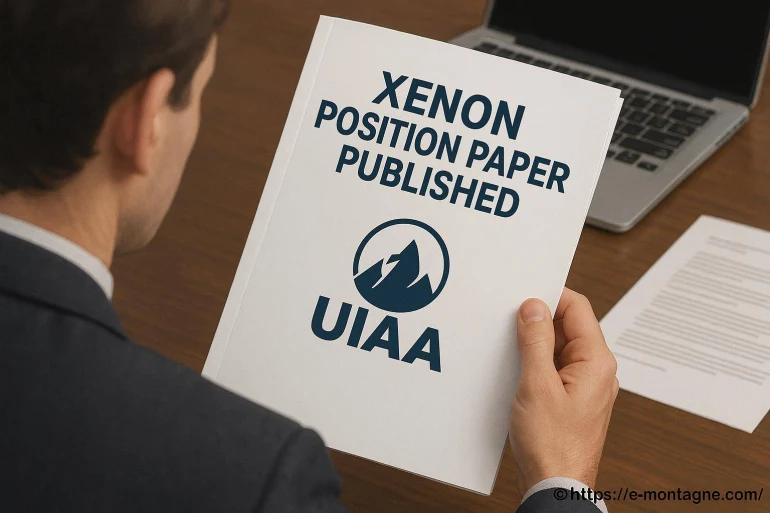 Publication du position paper de la UIAA sur l’inhalation de xénon en haute altitude