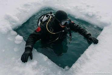 Plongée sous glace : vivre l’expérience extrême de l’hiver en montagne