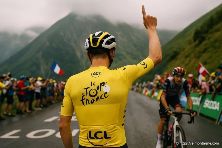 Tour de France 2025 : Tadej Pogacar domine la première étape de montagne à Hautacam