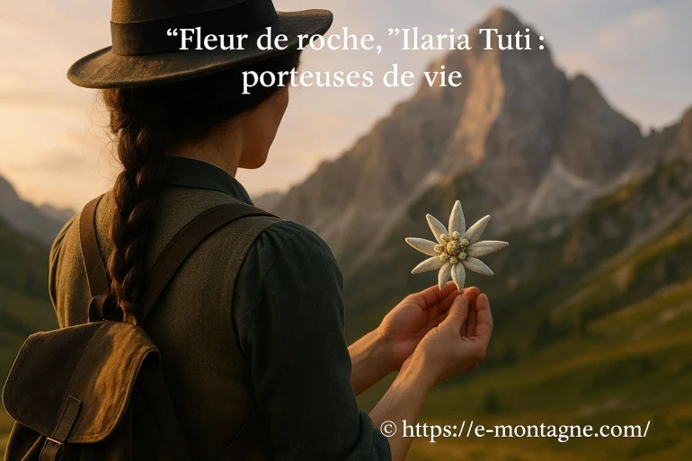 Fleur de roche d'ilaria tuti : un roman porteuses de vie