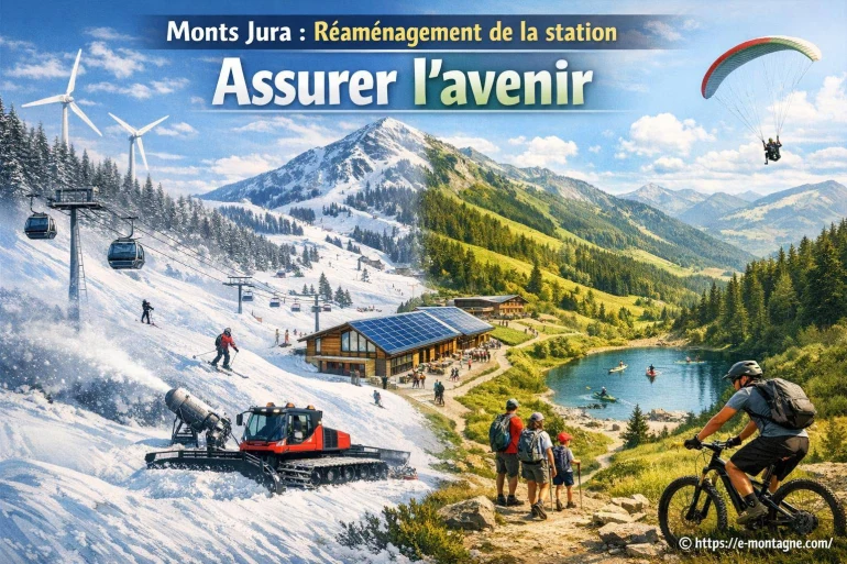 Ain monts jura : réaménagement de la station pour assurer son avenir face au changement climatique
