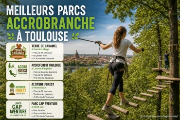 Les meilleurs parcs accrobranche à Toulouse