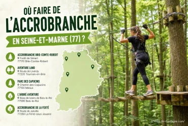 Accrobranche en Seine-et-Marne (77) : 7 parcs à découvrir