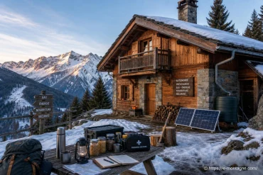 Chalet isolé en montagne : comment préparer un séjour plus autonome ?