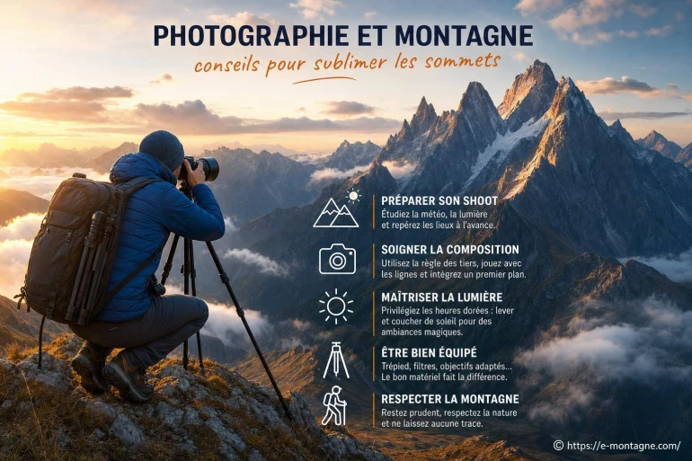 Photographie et montagne : conseils pour sublimer les sommets