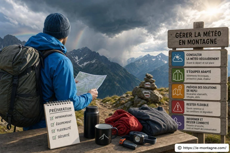 Gérer la météo en montagne : astuces pour un road trip serein