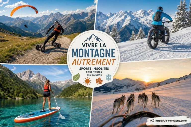 Vivre la montagne autrement : sports insolites pour toutes les saisons