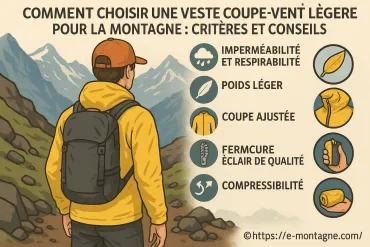 Comment choisir une veste coupe-vent légère pour la montagne ?