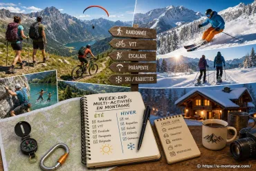 Comment organiser un week-end multi-activités en montagne, été comme hiver ?