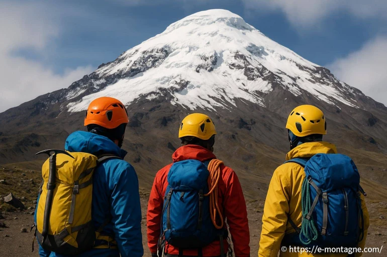L'équipe IMG se prépare à gravir le Cayambe en novembre 2025